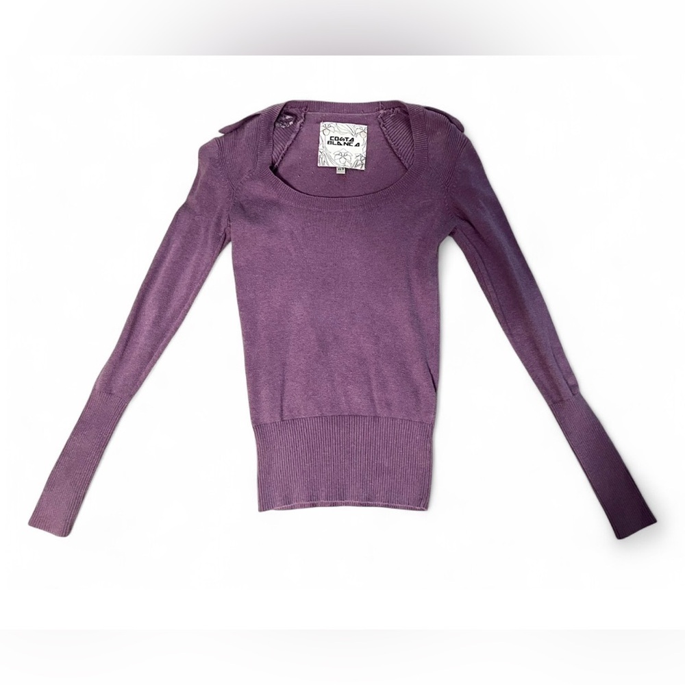 Costa Blanca Purple Top - Size: XS